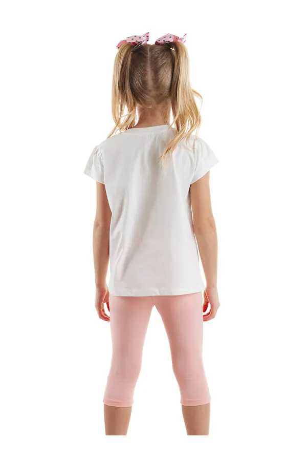 Sevimli Fareler Kız Çocuk T-shirt Tayt Takım