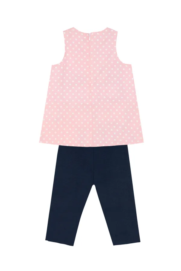 Hello Tavşan Kız Çocuk Tunik Tayt Takım