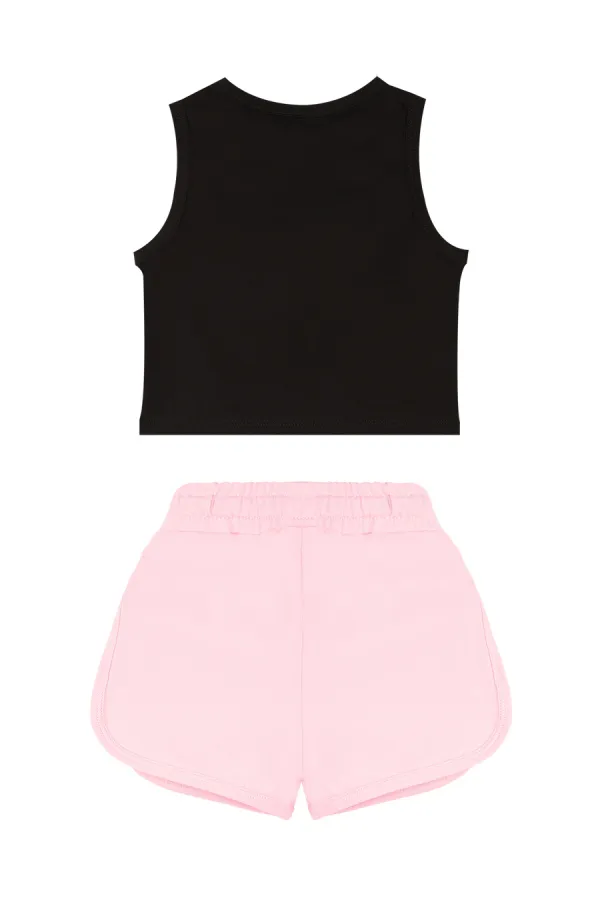 Rock Life Kız Çocuk Crop Top Şort Takım