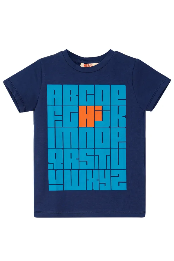 Alfabe Erkek Çocuk T-shirt Şort Takım