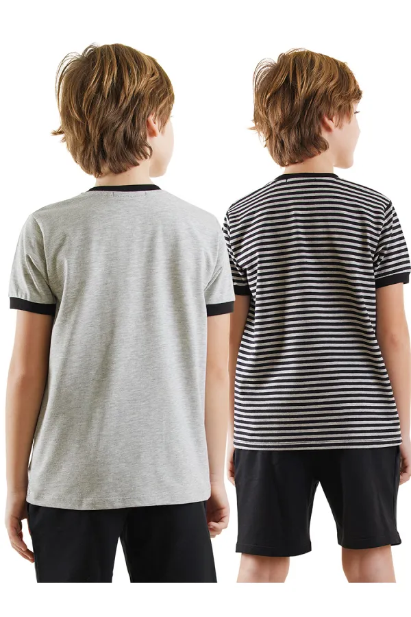 Pirate Erkek Çocuk 2'li T-shirt Takım