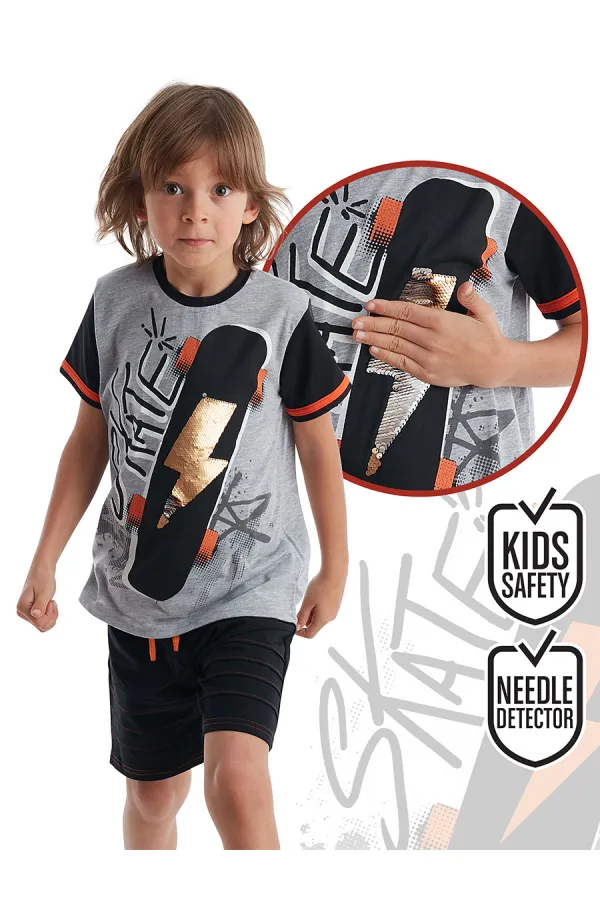 Thunder Skate Boys' T-shirt and Shorts Set
