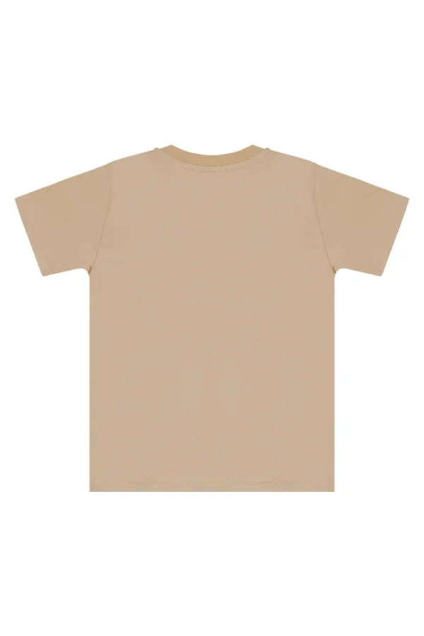 Komik Dino Erkek Çocuk T-shirt Kapri Şort Takım