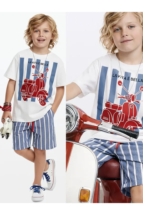 Lavita  Erkek Çocuk T-shirt Şort Takım