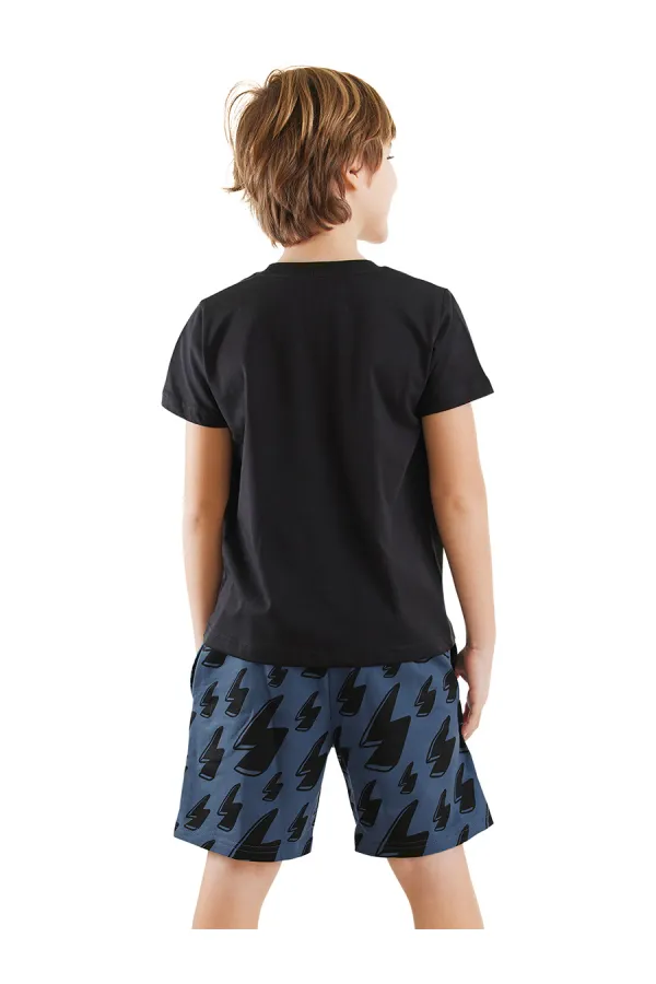 Şimşek Erkek Çocuk T-shirt Şort Takım Şimşek Erkek Çocuk T-shirt Şort Takım
