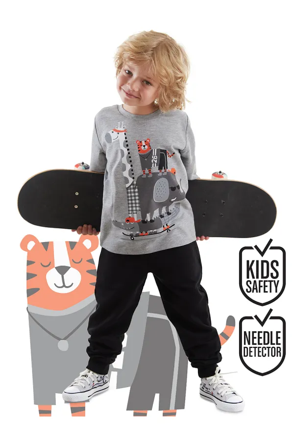 Animals Team Erkek Çocuk T-shirt Pantolon Takım