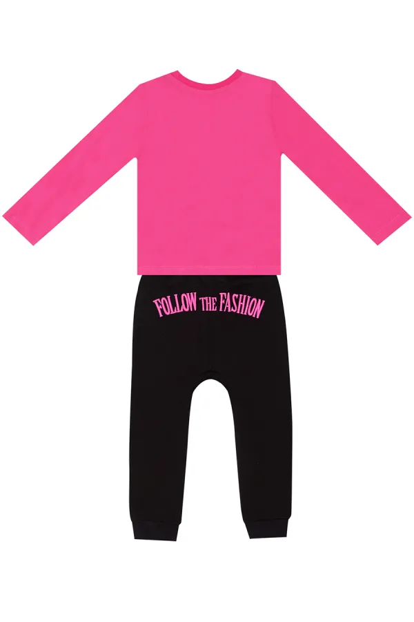 Zebra Fashion Kız Çocuk T-shirt Pantolon Takım