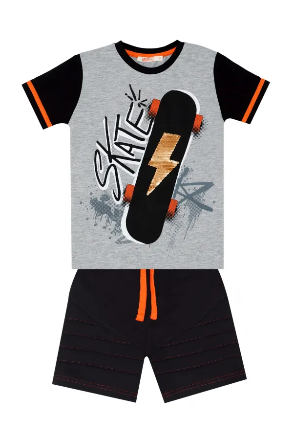 Thunder Skate Boys' T-shirt and Shorts Set