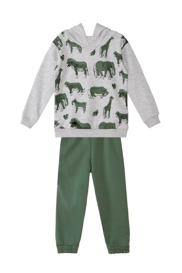 Ensemble de survêtement pour garçon à motifs animaux