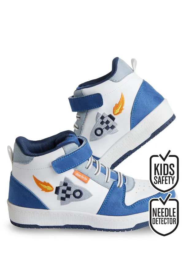 Roket Erkek Çocuk Beyaz Sneakers Spor Ayakkabı