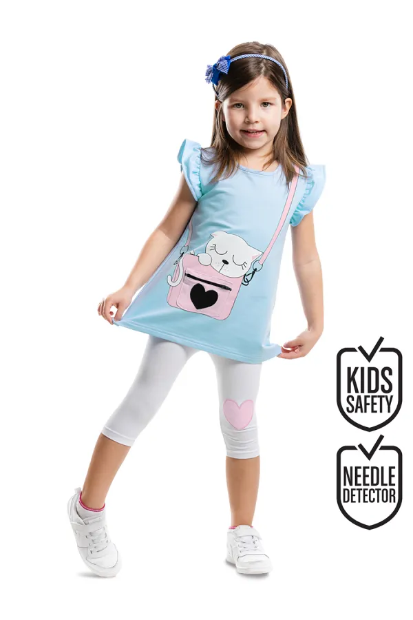 Girl's Tunic and Leggings Set in Bag