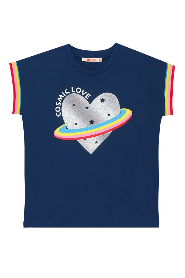 Cosmic Love Kız Çocuk T-Shirt Tayt Takım