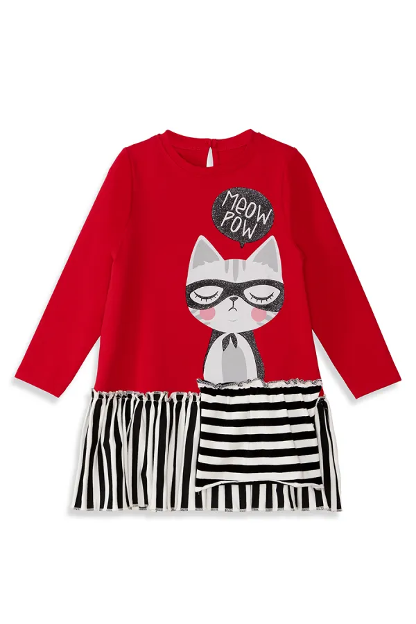 Robe de fille Meow Pow
