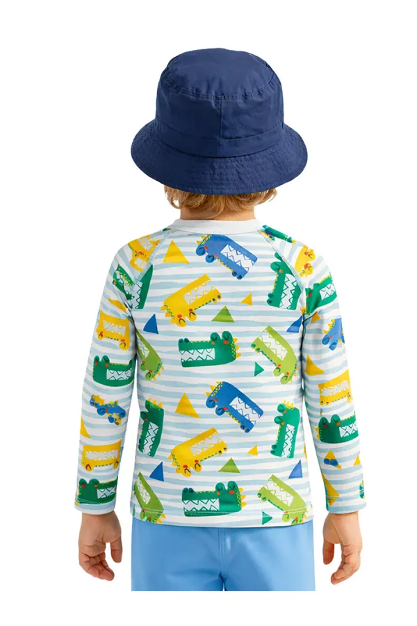 UV Korumalı Timsah Erkek Çocuk Mayo T-shirt