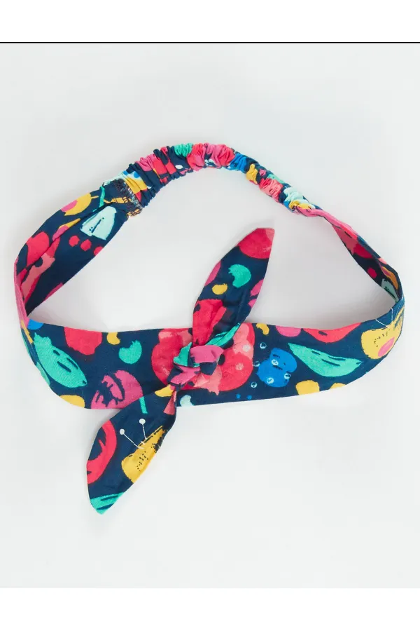 Çiçekli Kız Çocuk Saç Bandı