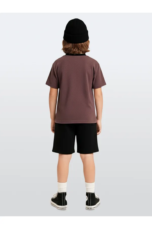 Smile Erkek Çocuk T-shirt Şort Takım