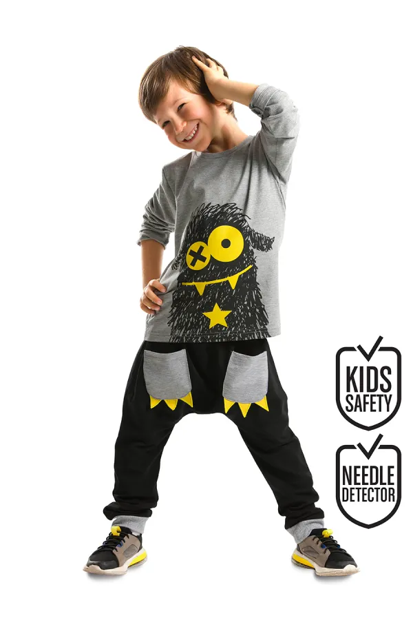 Xo Ponçik Erkek Çocuk T-shirt Pantolon Takım