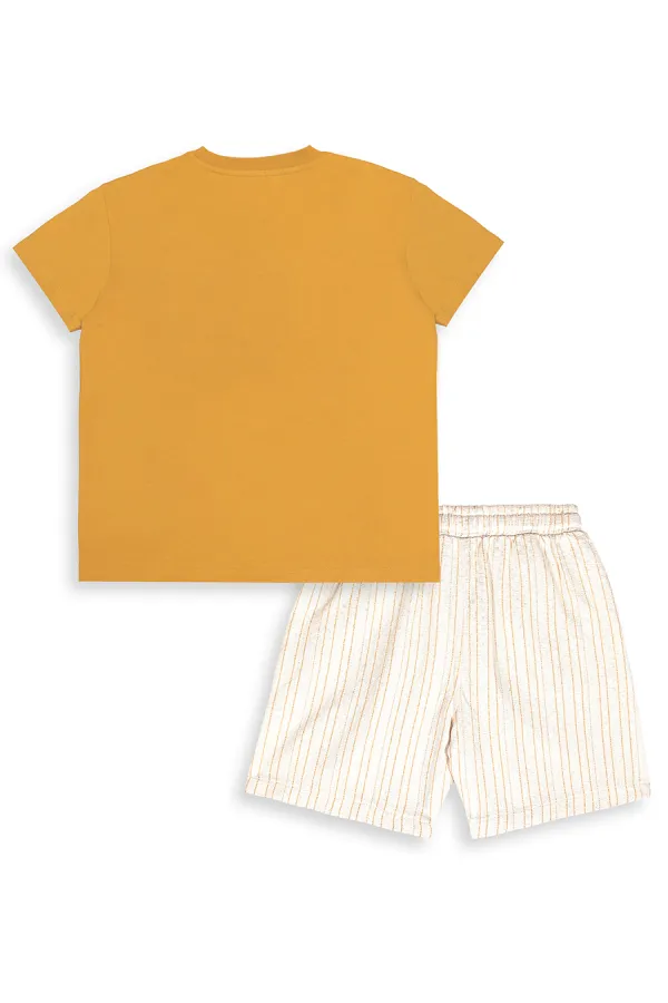 Ensemble t-shirt et short « Je peux » pour garçon