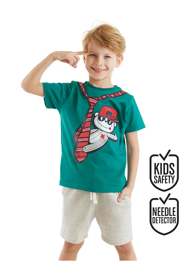 Kravat Koala Erkek Çocuk T-shirt Şort Takım