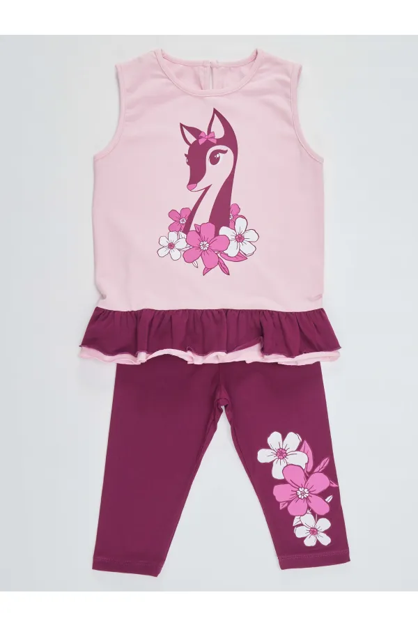 Seylan Kız Çocuk Tunik Tayt Takım