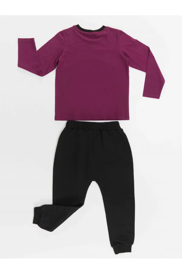 Şimşek Maske Erkek Çocuk T-shirt Pantolon Takım