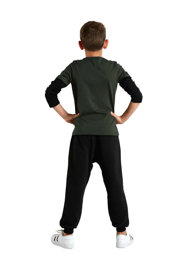 RS Erkek Çocuk Tshirt Pantolon Takım RS Erkek Çocuk Tshirt Pantolon Takım