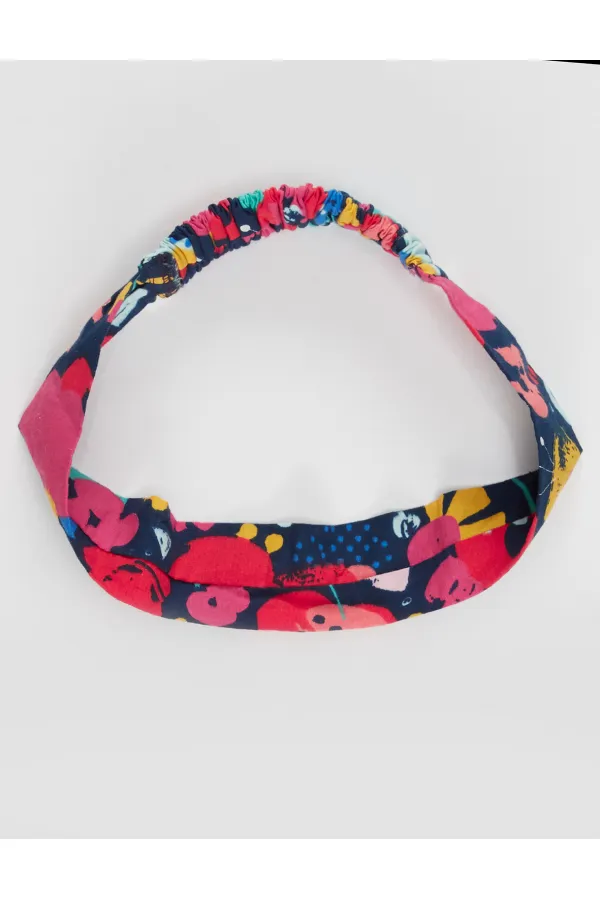 Çiçekli Kız Çocuk Saç Bandı
