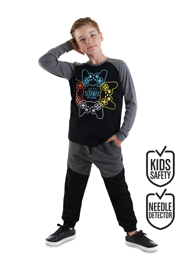 Let's Play Boys' T-shirt and Pants Set