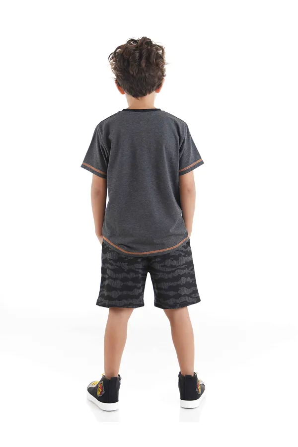 Uçak Erkek Çocuk T-shirt Şort Takım