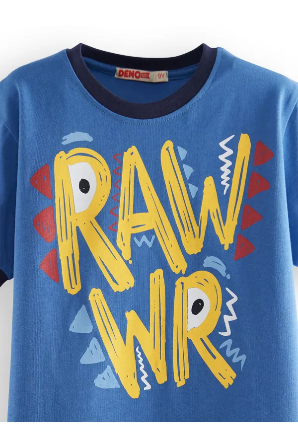 Rawr Erkek Çocuk 2'li Paket T-shirt