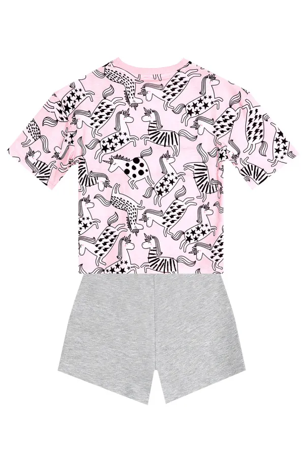 Unicorn Gang Girls' T-Shirt and Shorts Set