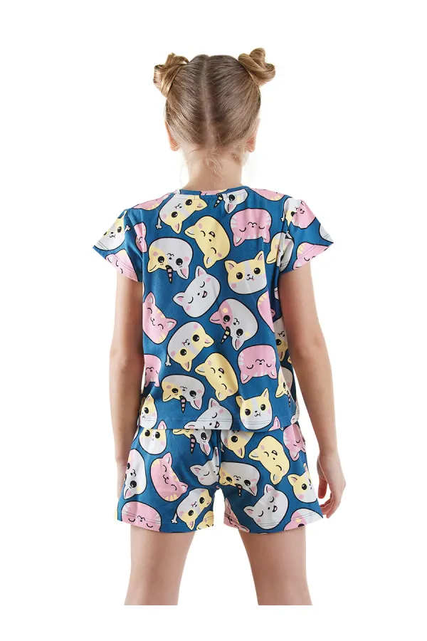 Cute Cats T-shirt and Shorts Set