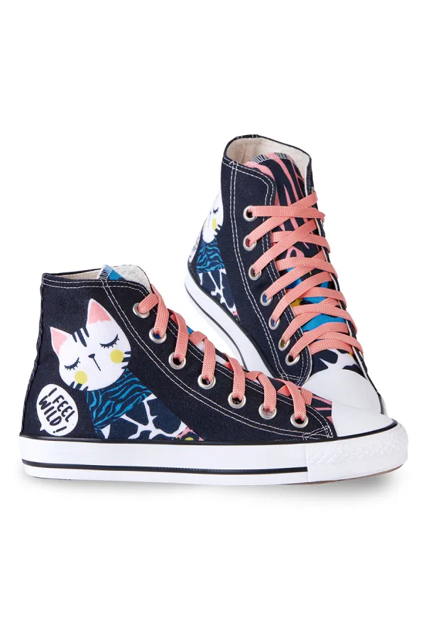 Orman Kedisi Kız Çocuk Spor Ayakkabı Spor Ayakkabı