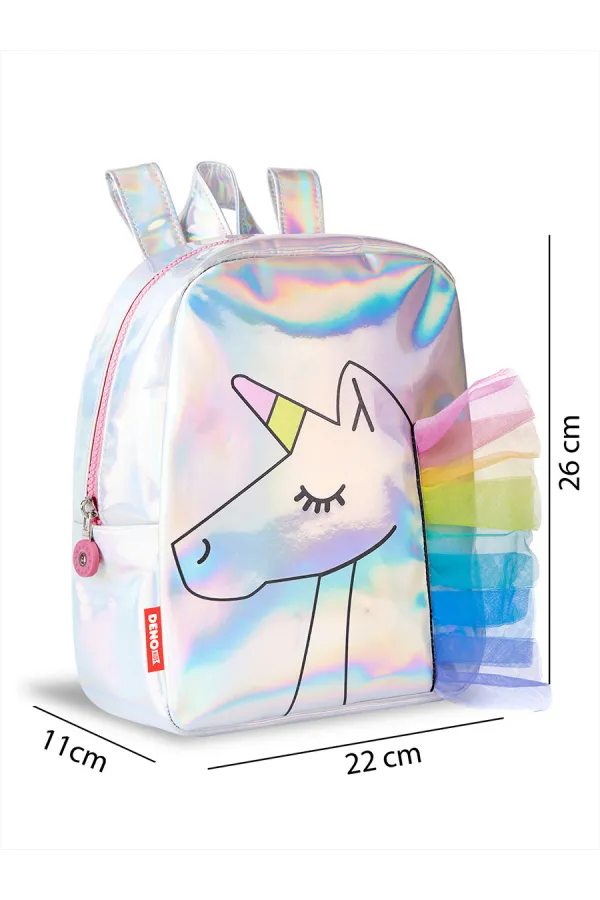 Unicorn Hologram Kız Çocuk Okul Sırt Çantası