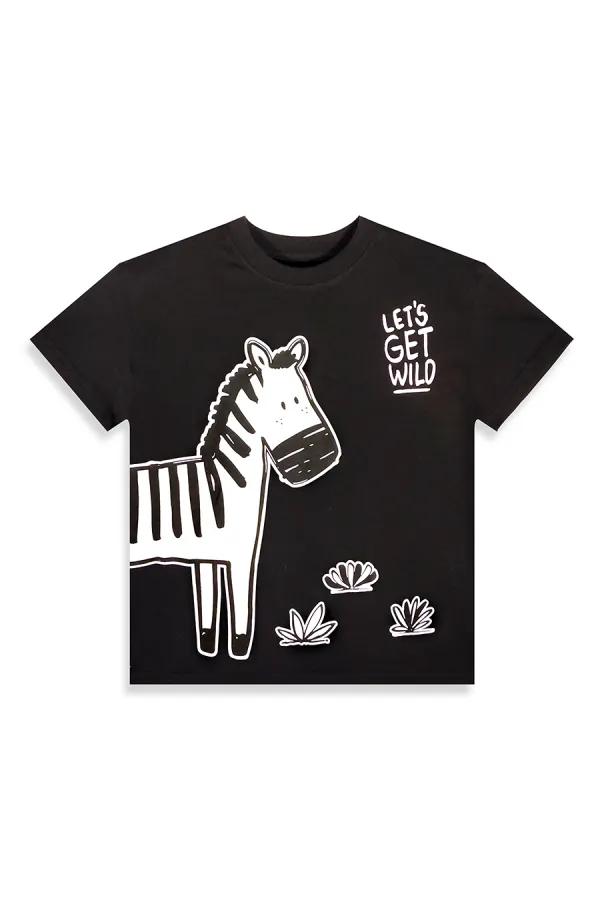 Zebra Erkek Çocuk T-shirt Şort Takım