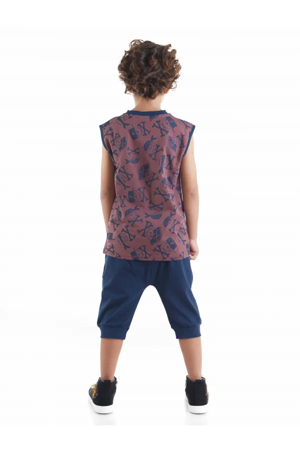 Sea T-shirt Erkek Çocuk T-shirt Kapri Şort Takım