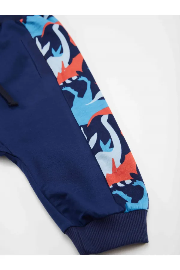 Dino Dudes Erkek Çocuk T-shirt Kapri Şort Takım