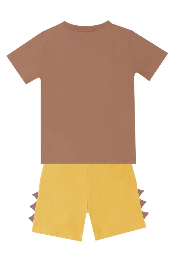 Oyuncu Dino Erkek Çocuk T-shirt Şort Takım