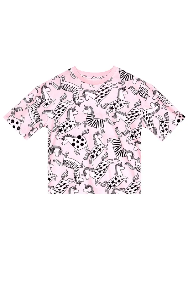 Unicorn Gang Girls' T-Shirt and Shorts Set