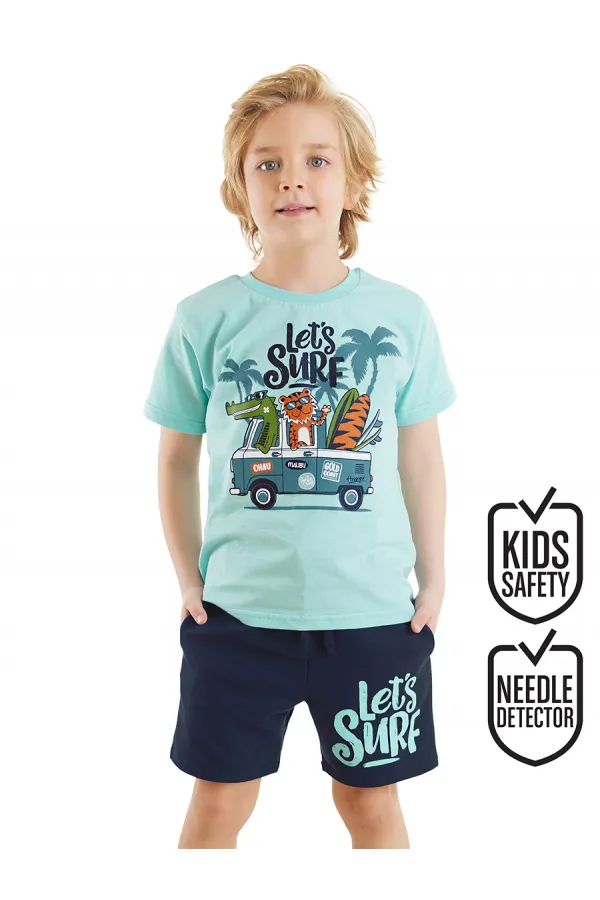 Let's Surf Erkek Çocuk T-shirt Şort Takım
