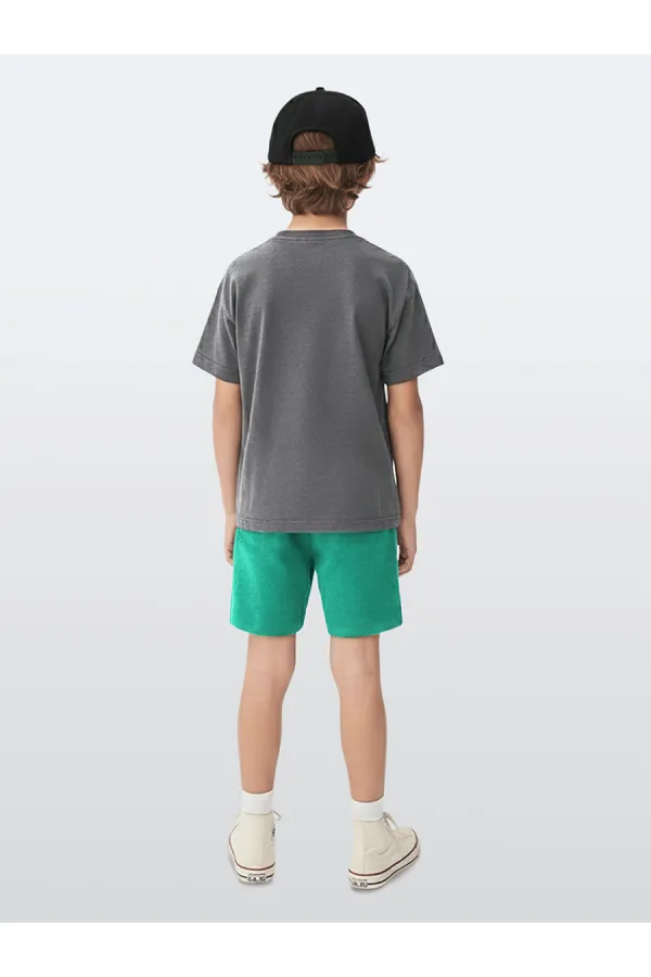 Dino Spray Erkek Çocuk T-shirt Şort Takım