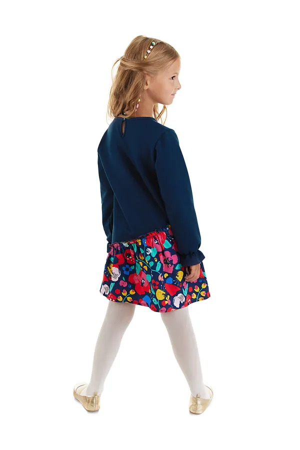 Süslü Leo Kız Çocuk Elbisesi