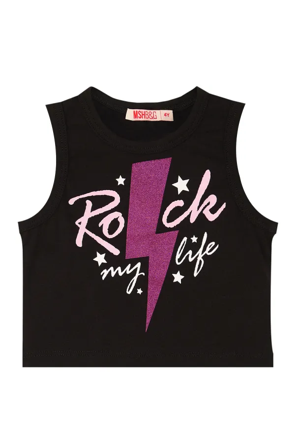 Rock Life Kız Çocuk Crop Top Şort Takım