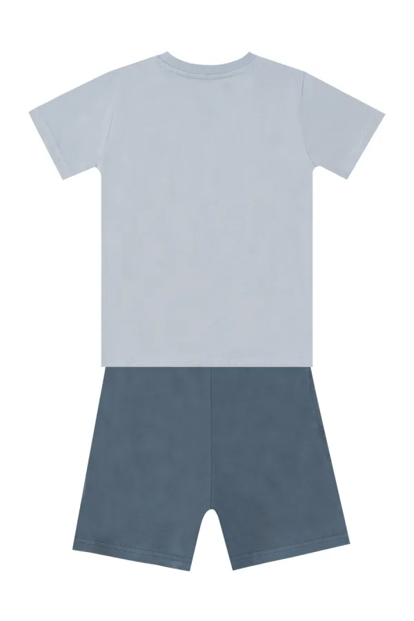 Ahoy Kedi Erkek Çocuk T-shirt Şort Takım