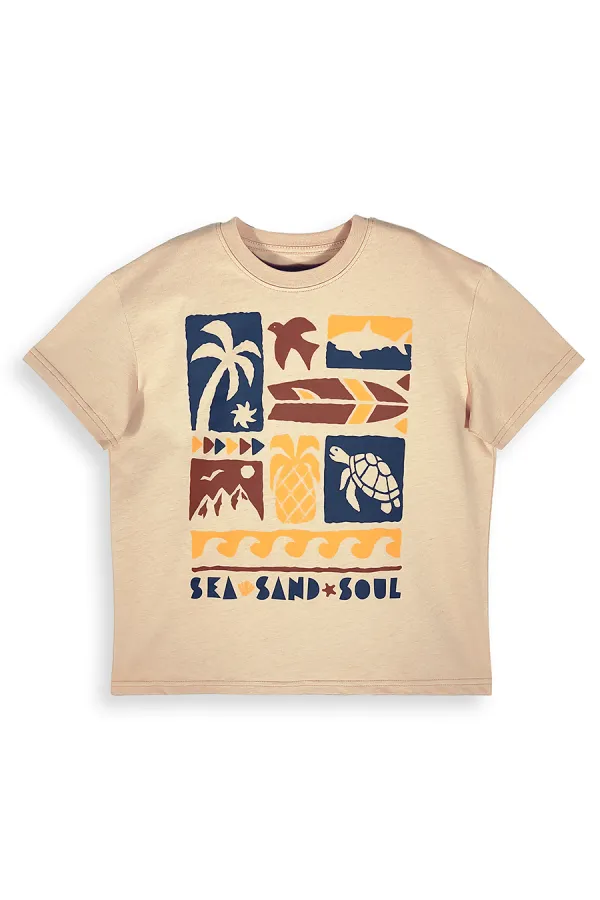 Seas Sand Erkek Çocuk T-shirt Şort Takım