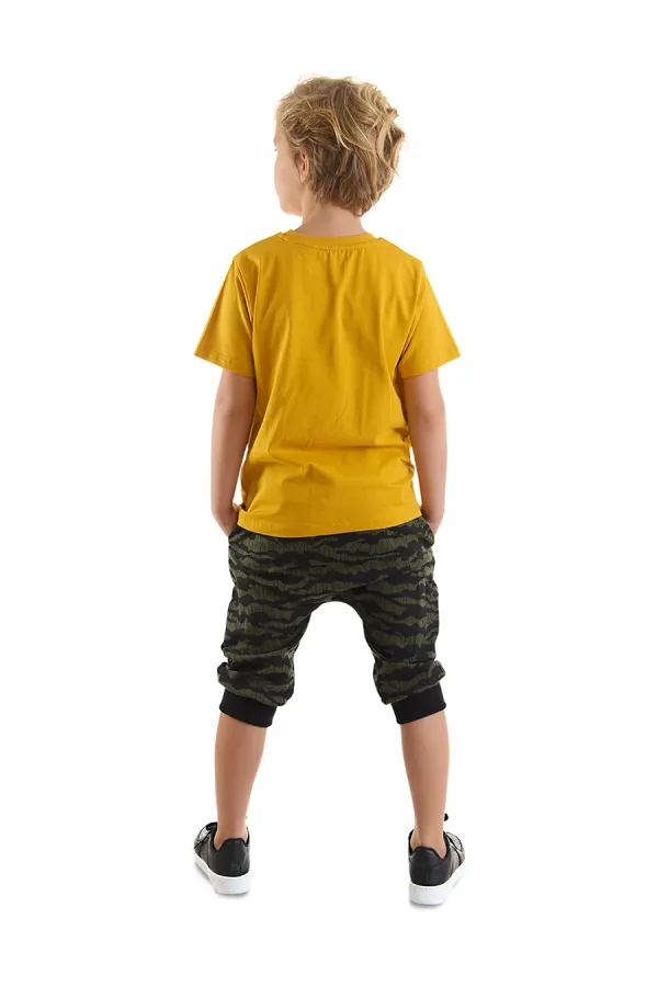 Big Whales Erkek Çocuk T-shirt Kapri Takım