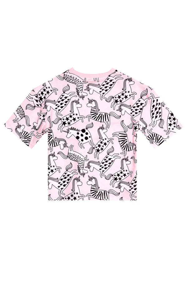 Unicorn Gang Girls' T-Shirt and Shorts Set