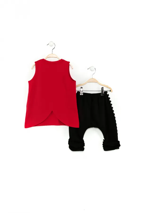 Fly Fly Girls' T-shirt and Capri Shorts Set