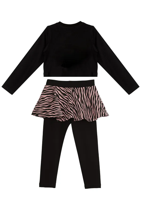 Rock Life Girls' T-Shirt and Leggings Set