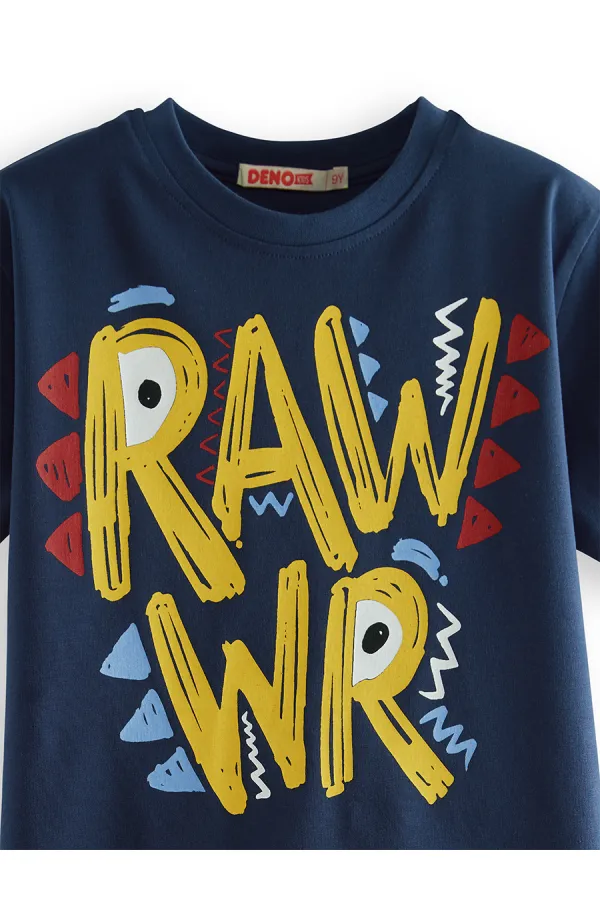 Rawr Boys' T-shirt and Shorts Set